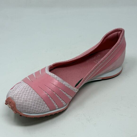 Puma Asha Alt Ballet Flats Womens 6.5 Pink Nylon Suede Casual Slip On Shoes Y2K - Picture 7 of 16